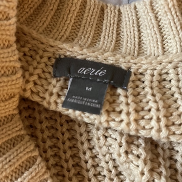 aerie Sunset Ombré Chunky Knit Sweater sz M - Picture 3 of 3